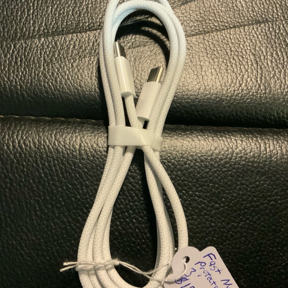 White USB-C Charging Cable